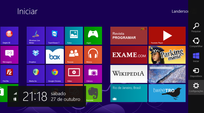 Atualizei para o Windows 8