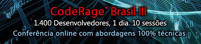Disponibilizadas apresentações do CodeRage Brasil 3
