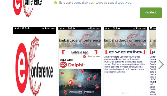 App de Exemplo Embarcadero Conference BR