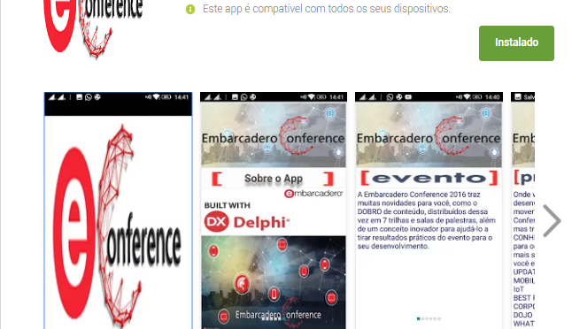 App Embarcadero Conference - Google Play