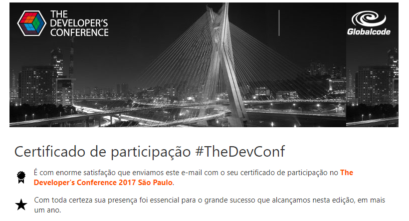 The Developer’s Conference SP 2017 – Eu Fui!