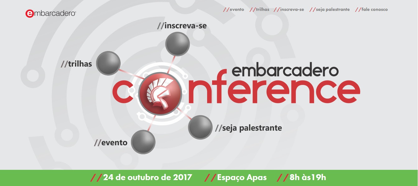 Embarcadero Conference 2017 – Inscrições e submissões abertas