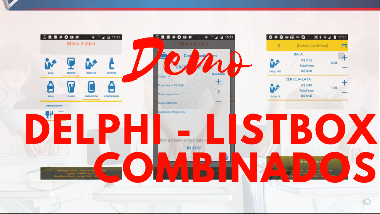 Demo Listbox combinados como mestre-detalhe