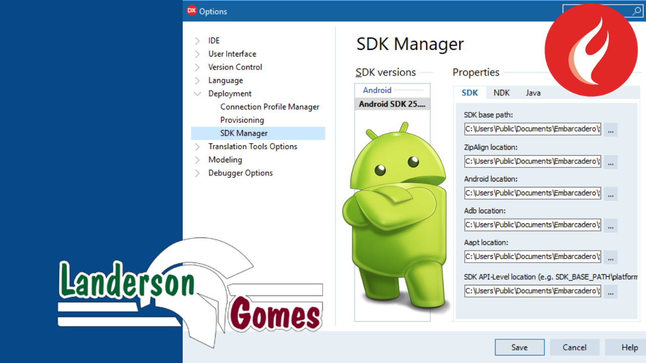 Configuração rápida da Android SDK