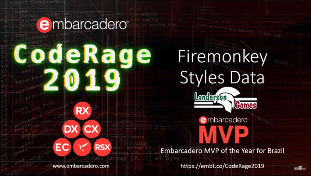 Stiles Data com FMX - Code Rage 2019