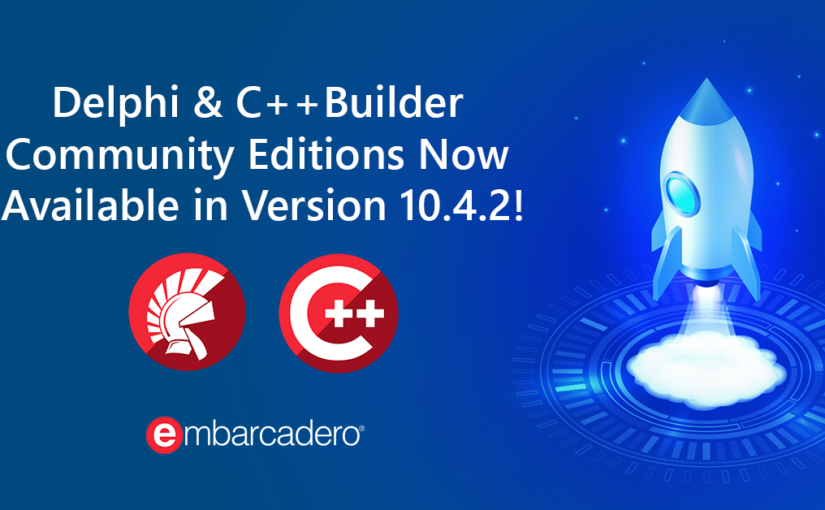 Community Edition 10.4.2 para Delphi e C++ Builder