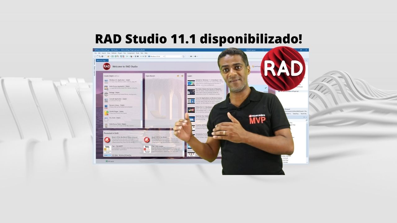 Disponibilizado o RAD Studio 11.1