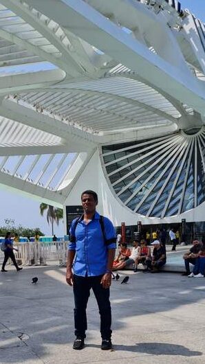 Landerson Gomes no Museu do Amanhã