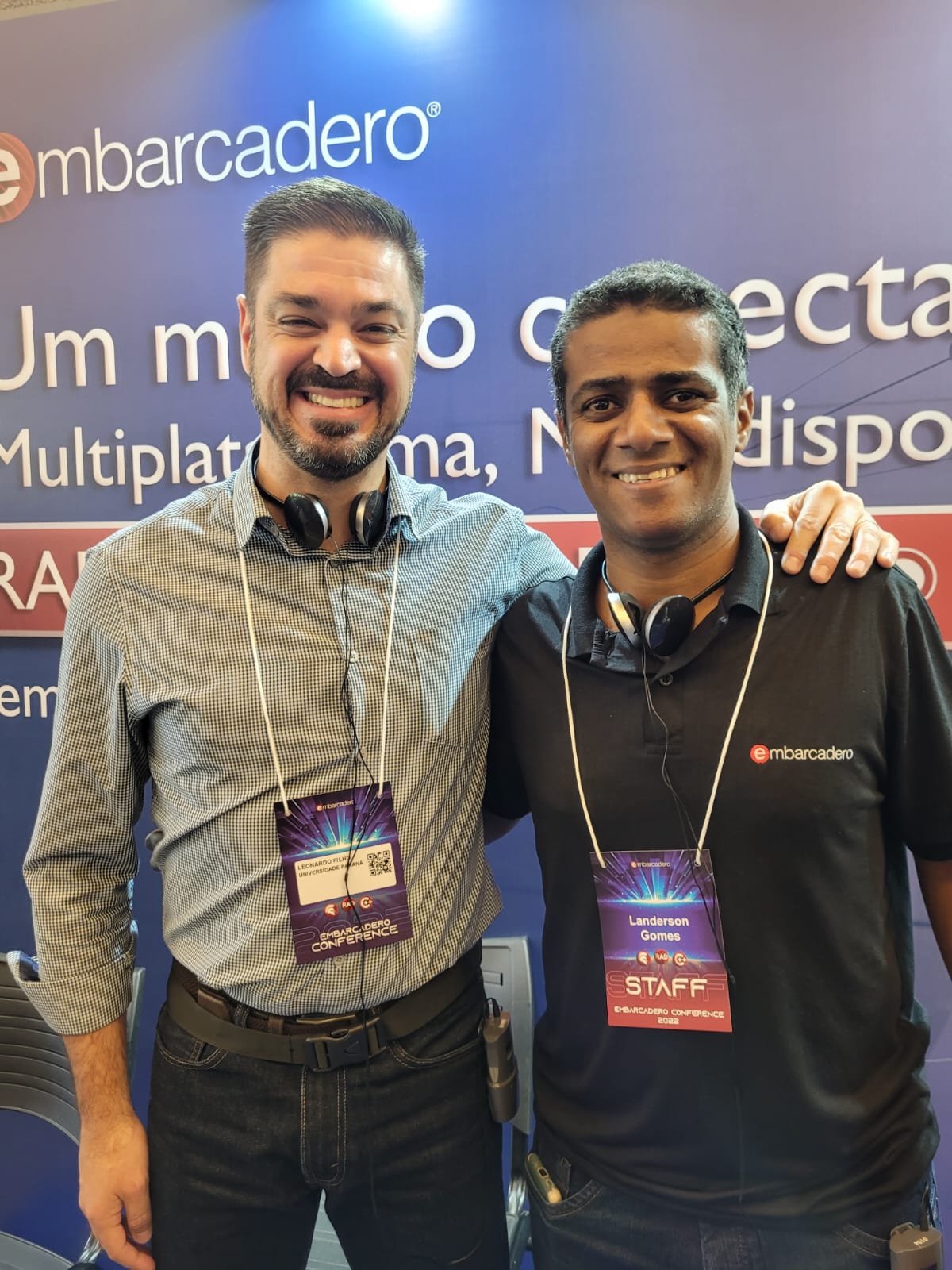 Prof. Leonardo Ercolin (UFPR) e Landerson Gomes